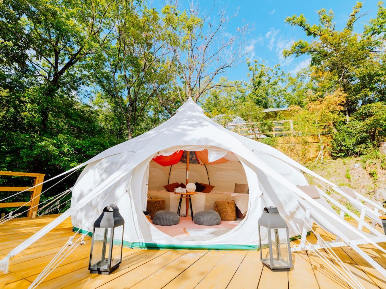 Yufuin Glamping Comorebi Eksteriør bilde